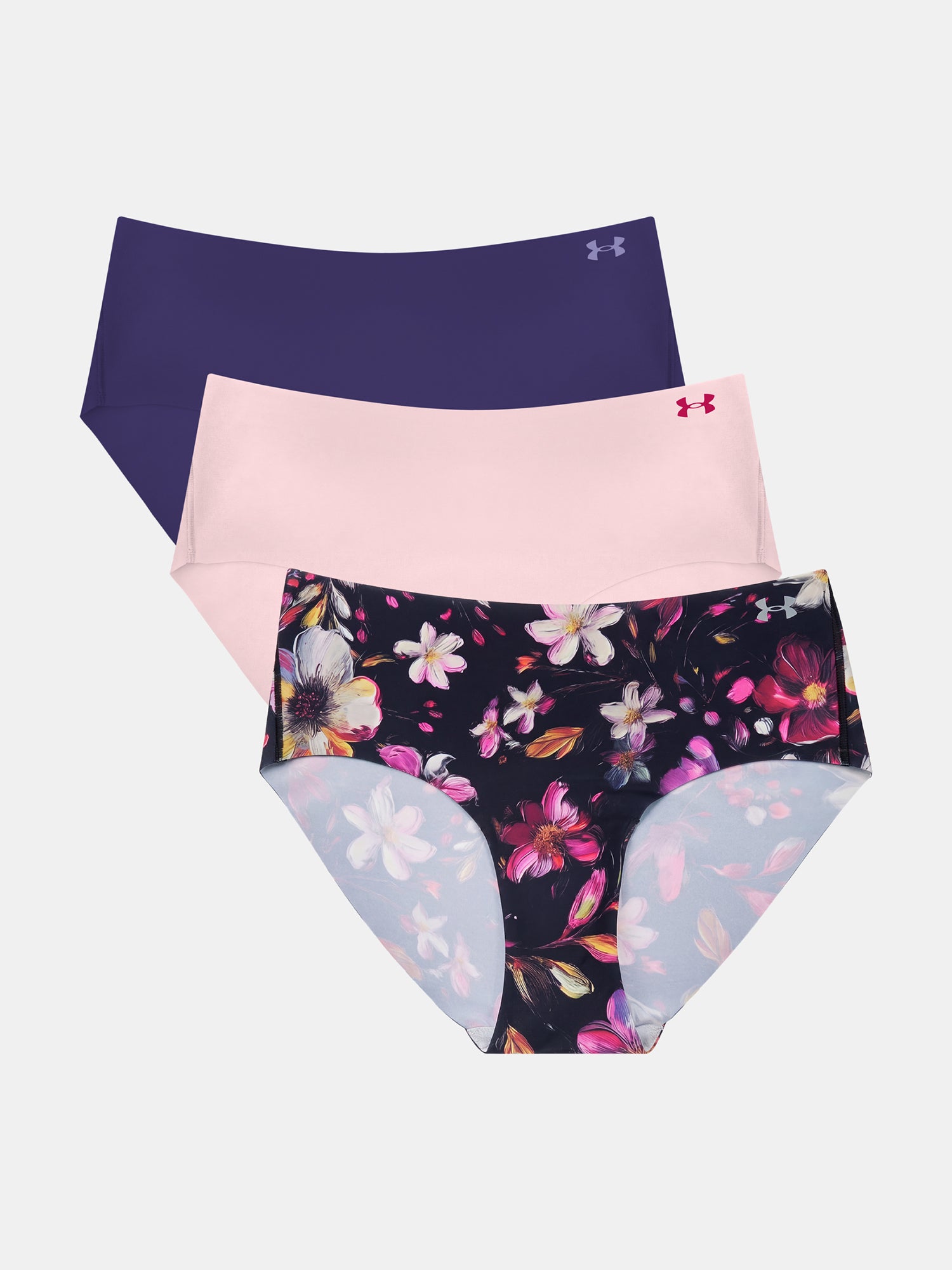 Nõi Under Armour Ua Pure Stretch Noshow Hipster-Print bugyi