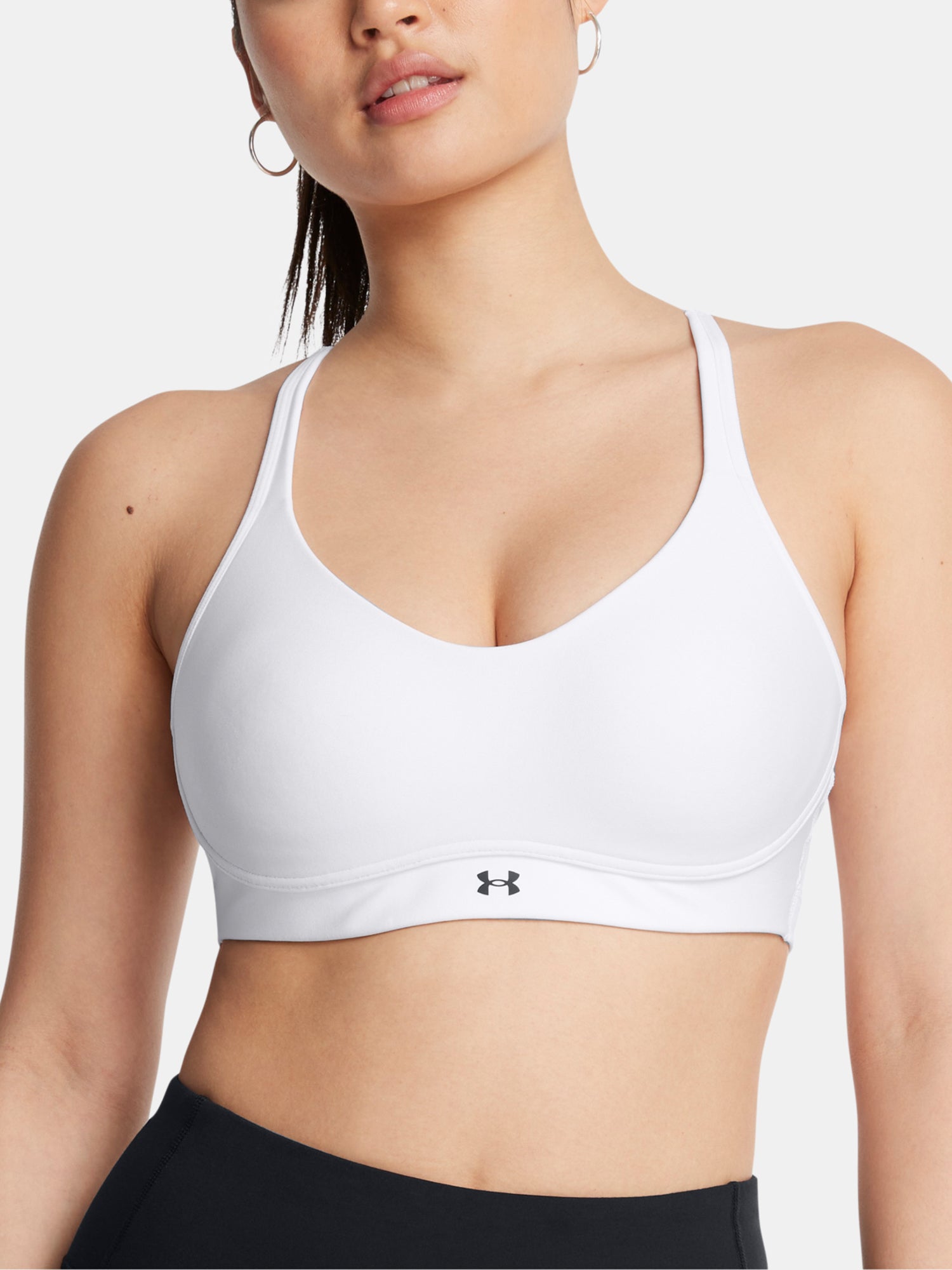 Under Armour Nõi UA Infinity Low 2.0 Bra-WHT melltartó Sportmelltartó