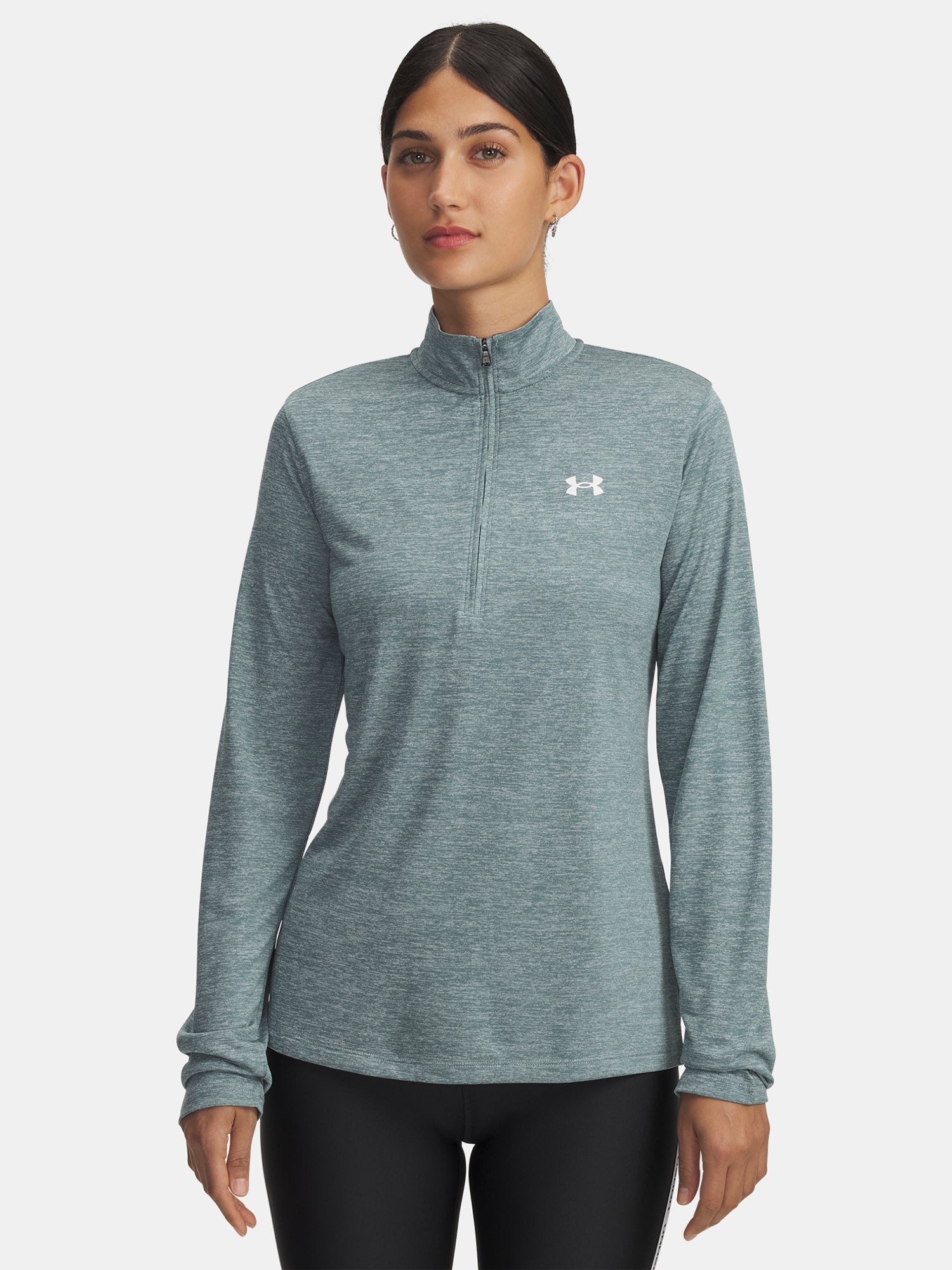 Under Armour Nõi Tech 1/2 Zip- Twist-BLU póló Hosszú ujjú póló