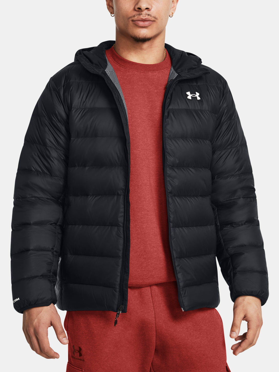 Under Armour Férfi kabát LEGEND DOWN HOODED JACKET-BLK Kabát