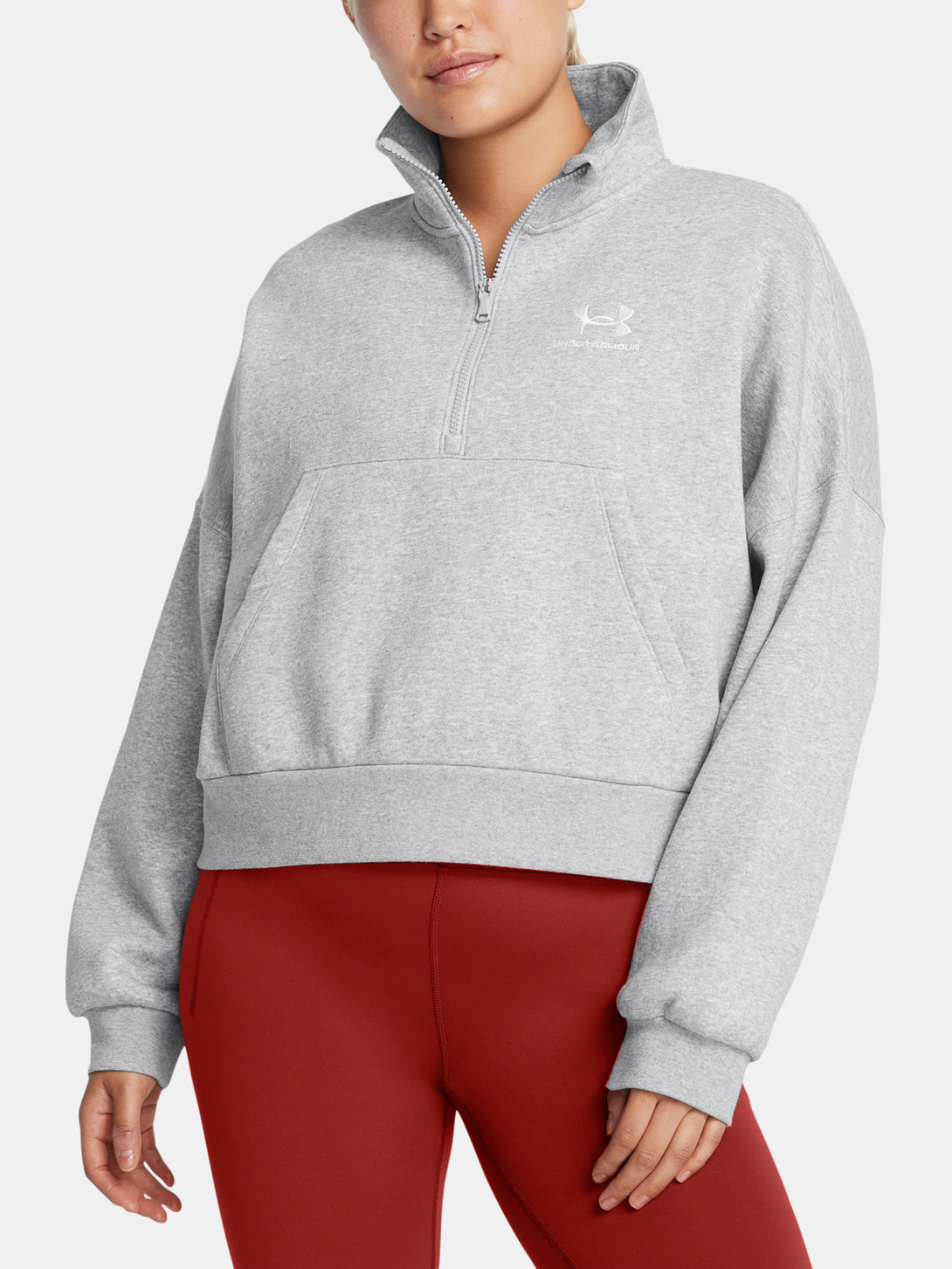 Under Armour Nõi UA Icon Fleece OS HZ pulóver Kapucnis pulóver 