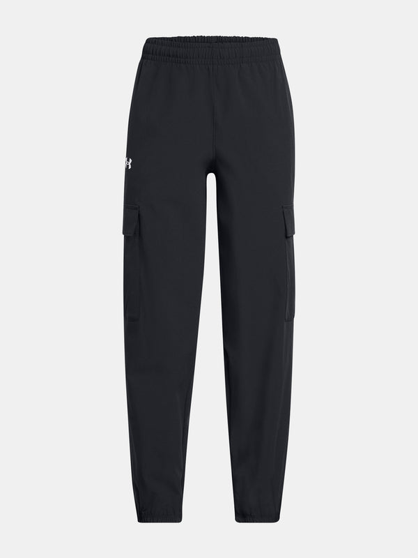 Under Armour Lány sportnadrág UA Rival Woven Cargo Pants-BLK Nadrág