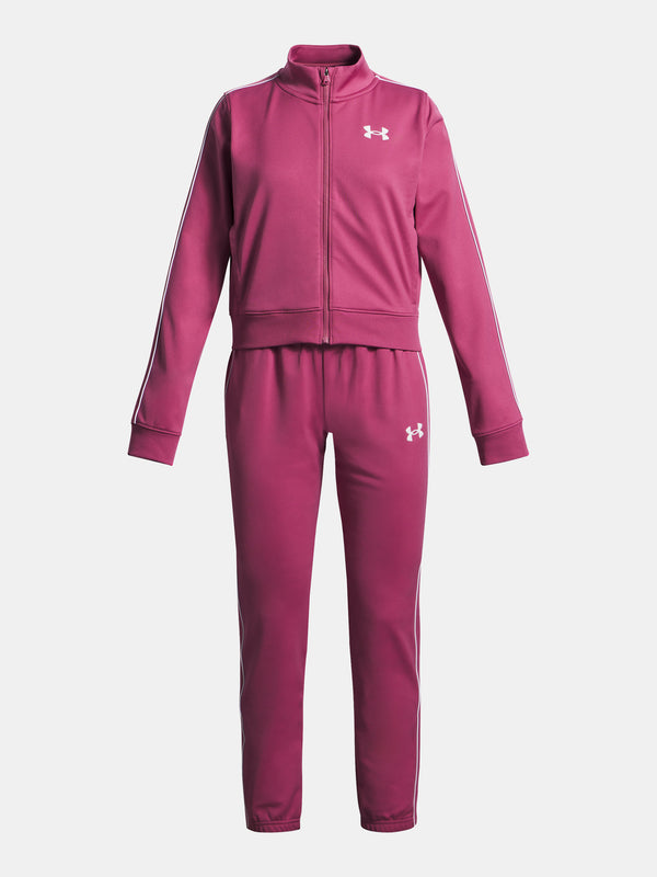 Under Armour Lány szett UA Icon Knit Crop Tracksuit-RED Melegítő