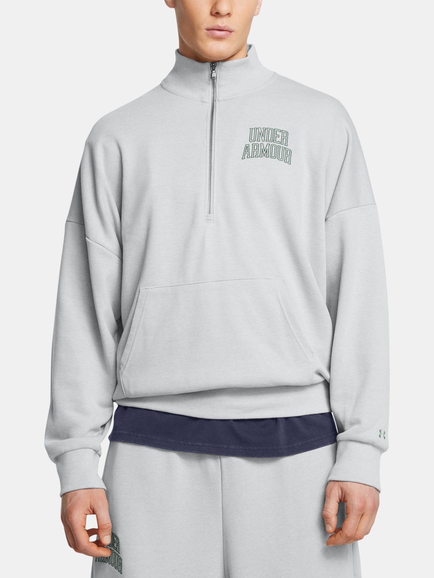 Férfi pulóver Under Armour UA Icon HWT Terry OS 1/2 Zip
