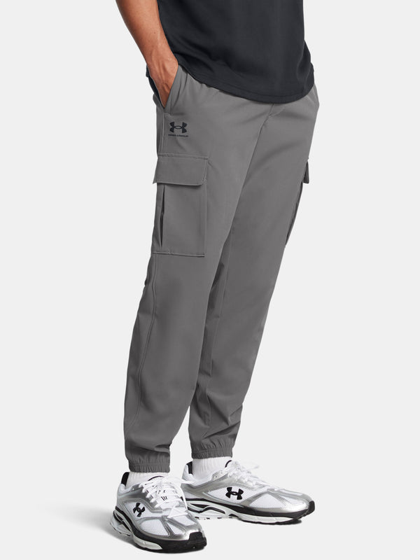 Under Armour Férfi sportnadrág UA Vibe Woven Cargo Pants-GRY Nadrág