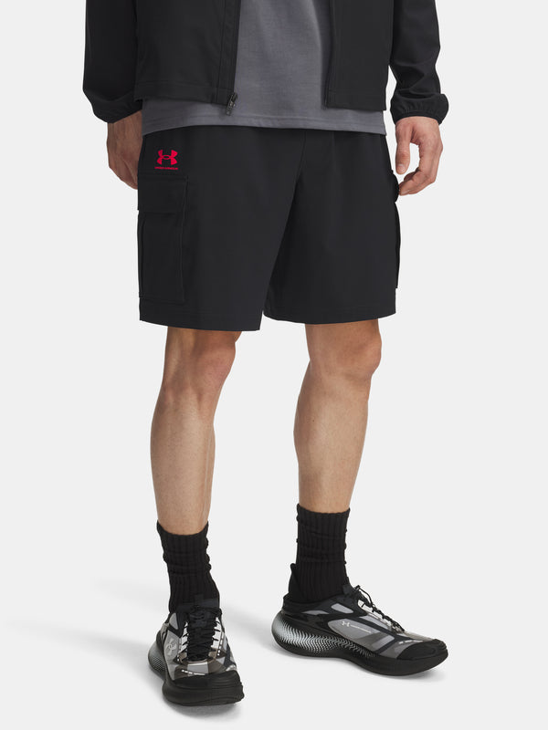 Under Armour Férfi rövidnadrág UA Vibe Woven Cargo Short-BLK Short