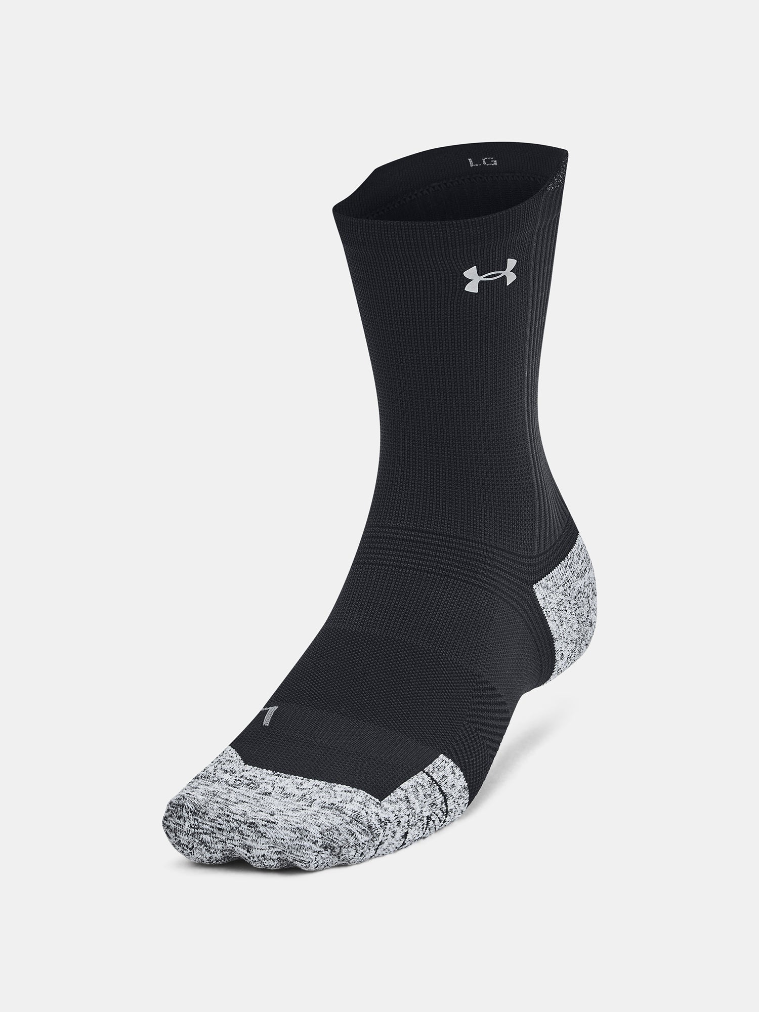 Under Armour Unisex UA AD Run Cushion Crew (3 pár) Zokni fekete