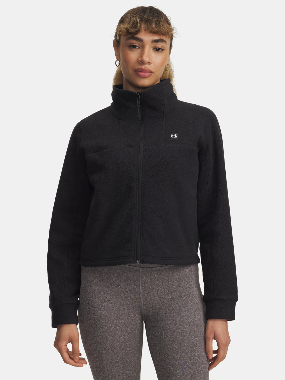 Under Armour Nõi pulóver UA W Expanse Fleece FZ-BLK Kapucnis pulóver 