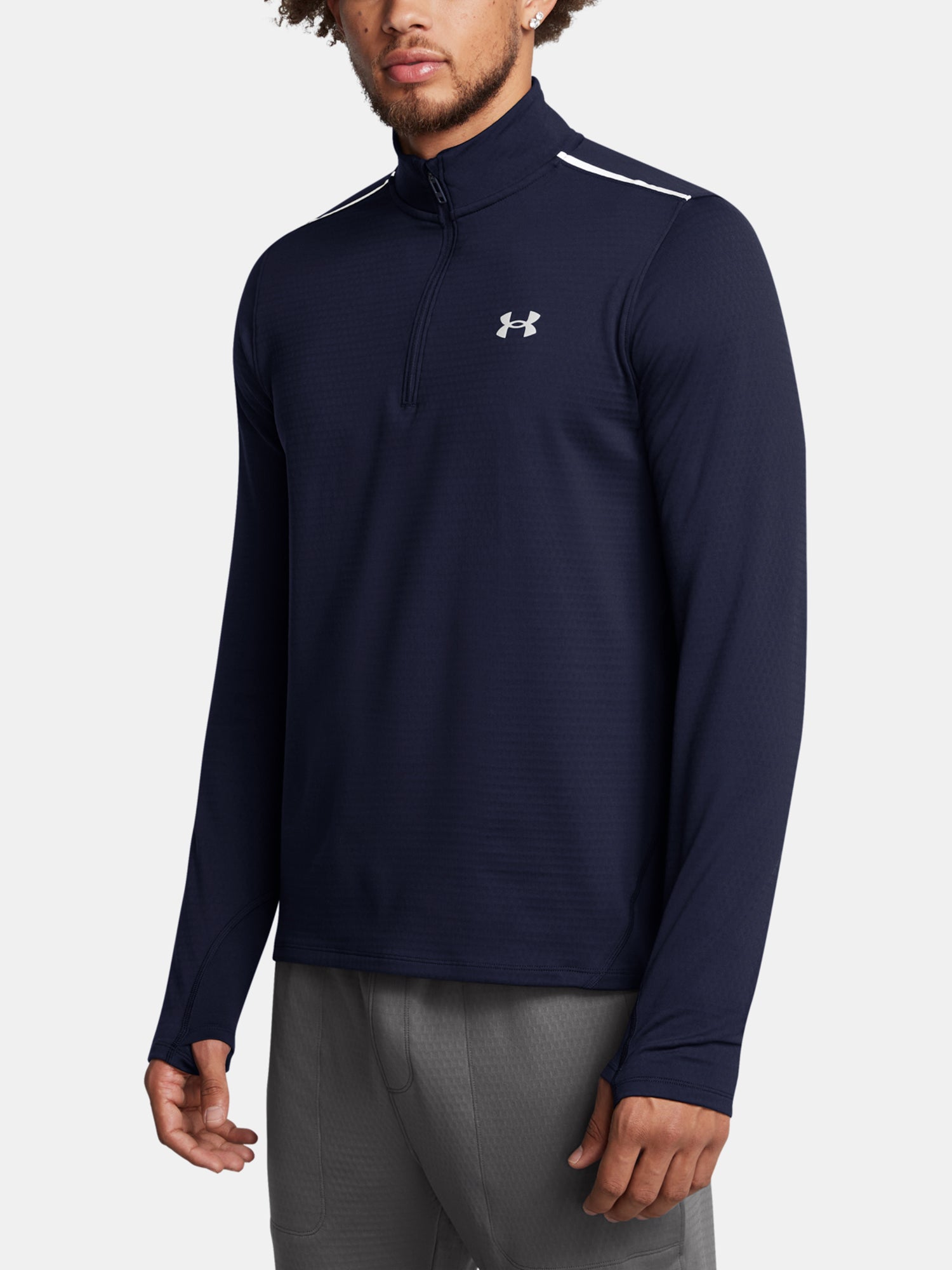 Under Armour Férfi póló UA Vanish CW 1/4 Zip-BLU Hosszú ujjú póló