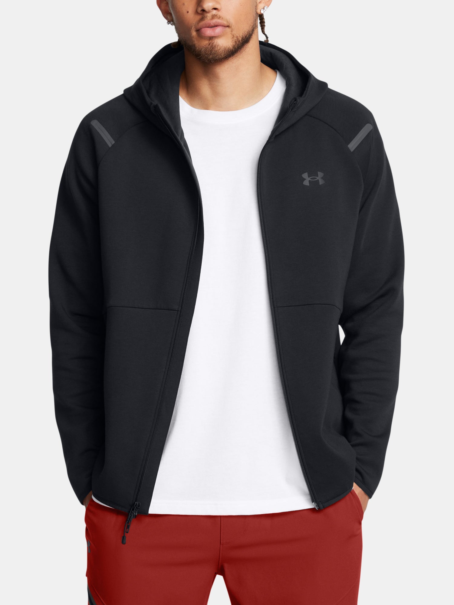 Under Armour Férfi pulóver UA Unstoppable Flc FZ HD EU Kapucnis pulóver 