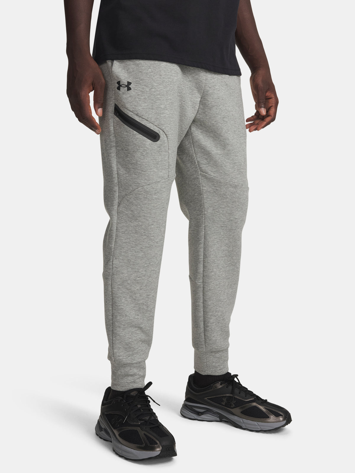 Férfi melegítõnadrág Under Armour UA Unstoppable Flc Jgr EU-GRY