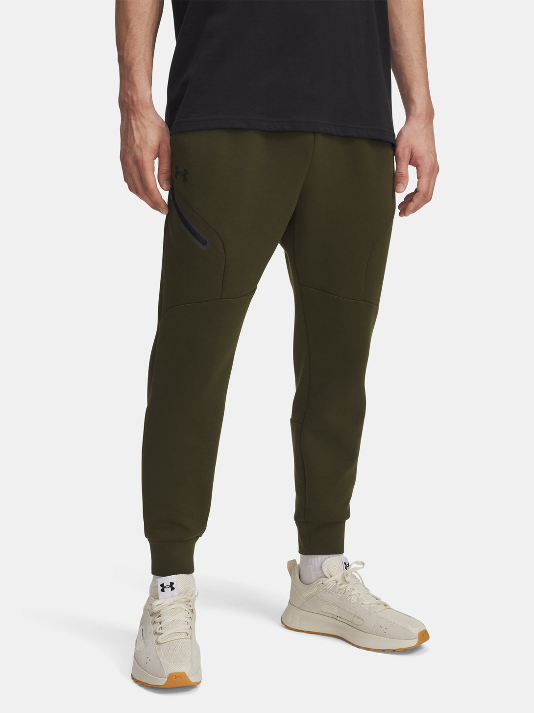 Under Armour Férfi melegítõnadrág UA Unstoppable Flc Jgr EU-GRN Nadrág