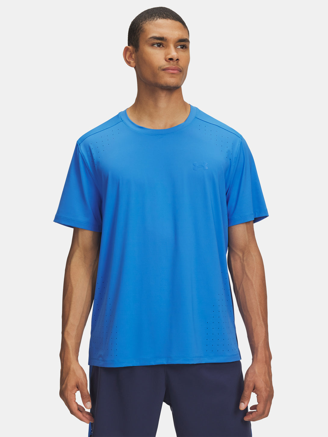 Under Armour Férfi póló UA LAUNCH ELITE SHORTSLEEVE-BLU Póló