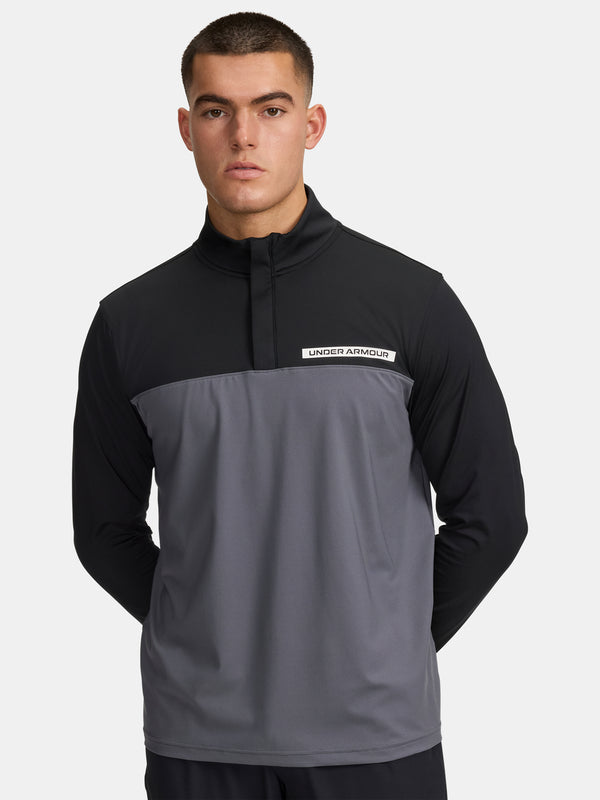 Under Armour Férfi pulóver UA T2G 1/4 Zip-FEKETE Kapucnis pulóver 