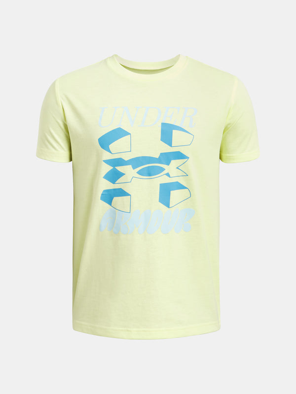 Under Armour Fiú póló UA B SPLIT BIG LOGO SS Póló