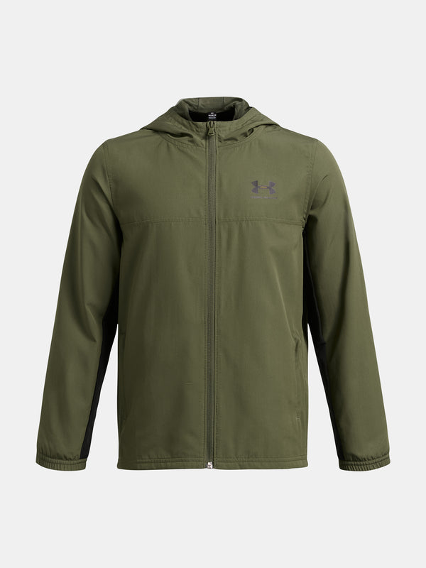 Under Armour Fiú dzseki UA B Rival Wvn Jacket Kabát
