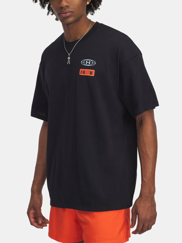 Under Armour Férfi póló UA M HWT Hoops Mix Tape SS Póló