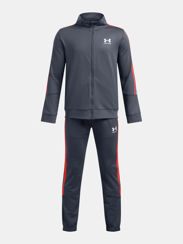 Under Armour Fiú szett UA B Icon Knit Tracksuit Melegítő