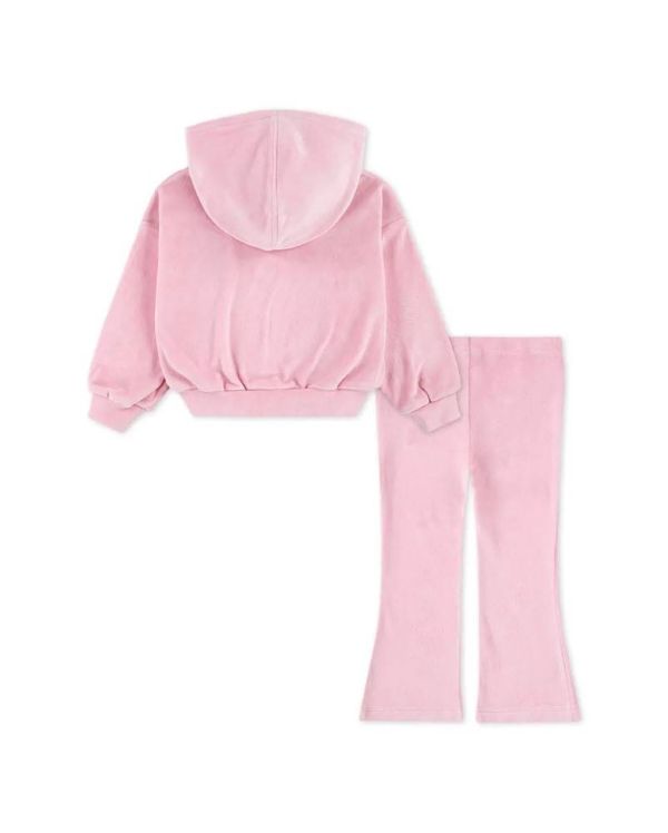 Nike_ Nkg Velour Flare Set(Haddad) Melegítő rózsaszín