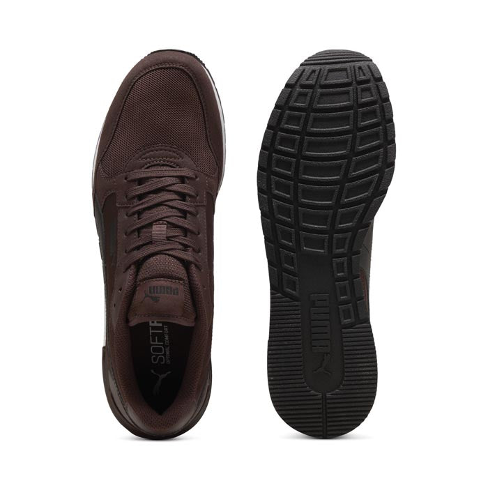 ST Runner v4 NL/ MESH Chocolate Brown-PU (40474303) barna utcai cipő