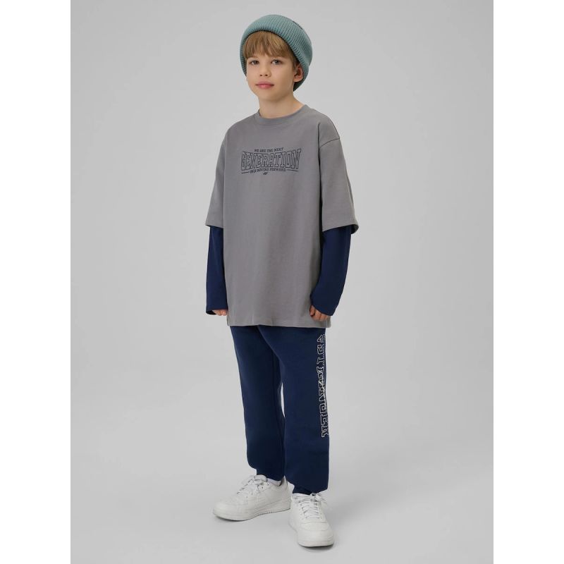 4f Boy's longsleeve loose with print gyerek