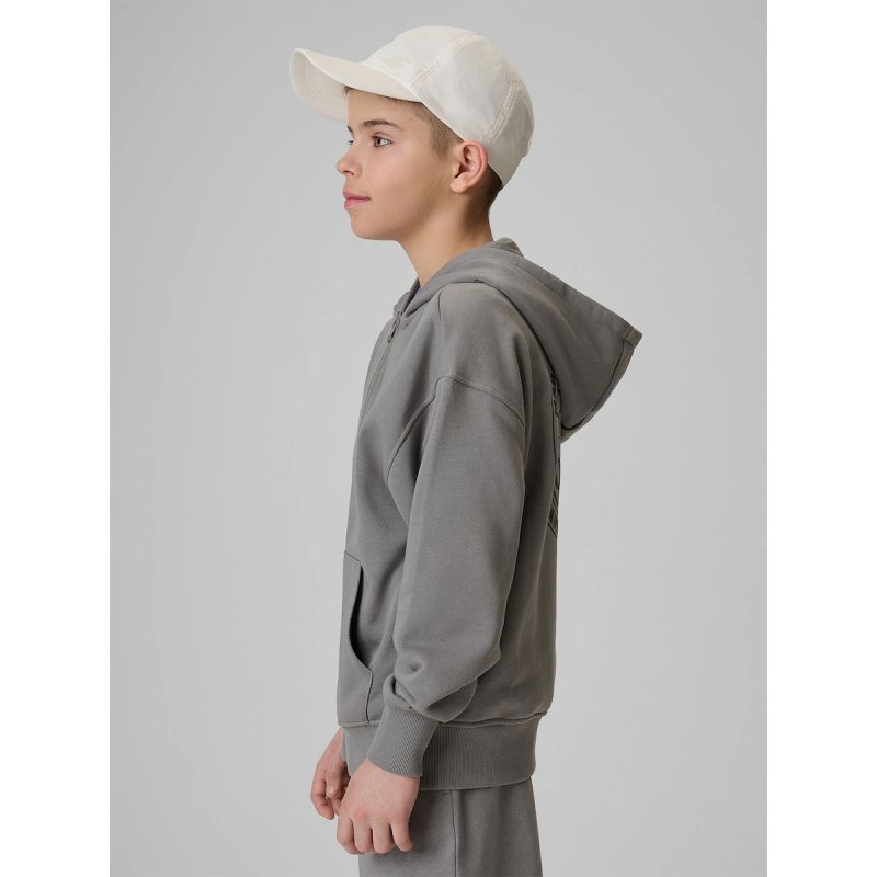 4F Boy's loose hooded sweatshirt 158/164 gyerek kapucnis pulóver 4FJRSS26TSWSM2934-25S