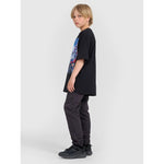 Boy's oversize T-shirt with print 4F gyerek 4FJRAW25TTSHM3061-20S