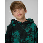 4F Boy's regular hooded sweatshirt gyerek kapucnis pulóver 4FJKAW26TSWSM3154-90A