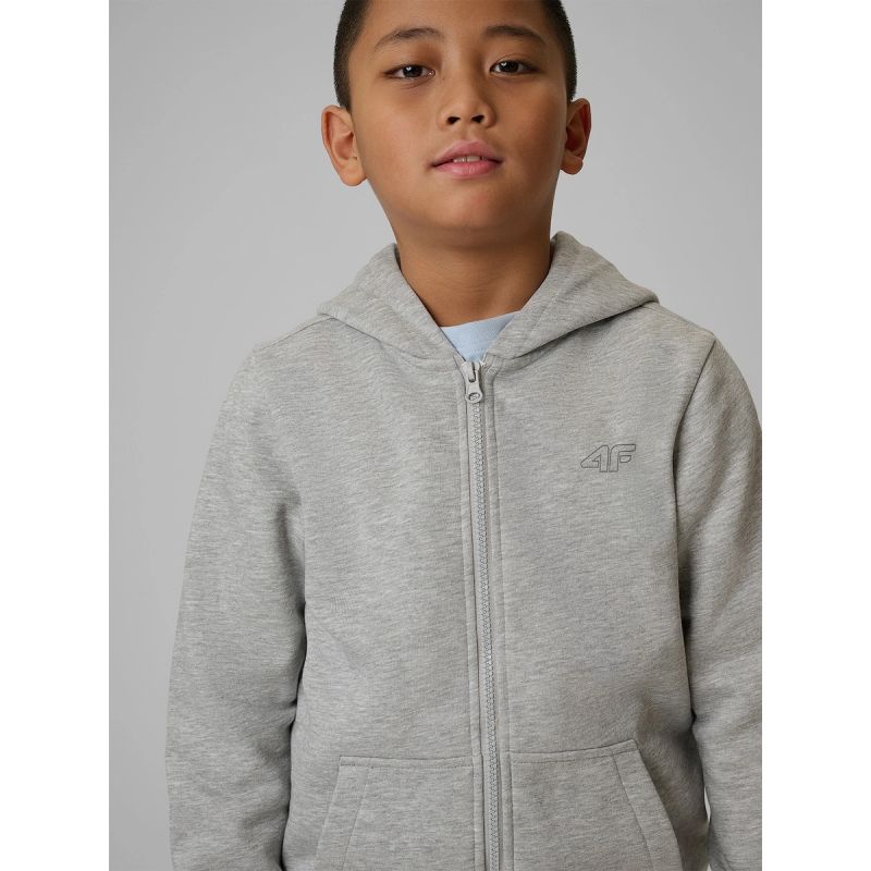 4F Boy's regular hooded sweatshirt gyerek kapucnis pulóver 4FJRMM00TSWSM2747-25M