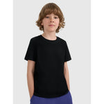 Boy's regular plain T-shirt 4F gyerek póló 4FJRMM00TTSHM3254-20S