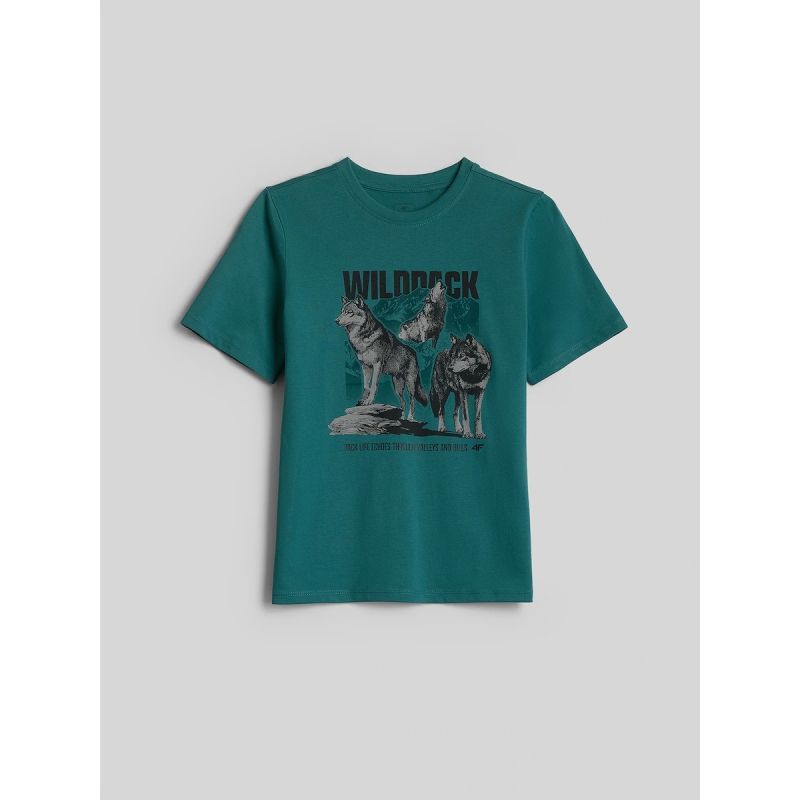 4F Boy's regular printed T-shirt gyerek póló 4FJKAW26TTSHM4455-46S