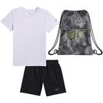 4F Boy's set M073 T-shirt, shorts, bag 90S gyerek rövidnadrág 4FJWSS26TAPSM07390S