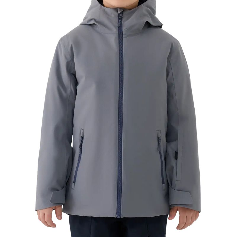 Boy's ski 4F dark gray 122 cm gyerek kabát 4FJWAW25TTJAM082023S