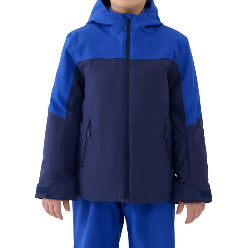Boy's ski 4F navy blue 122 cm gyerek kabát 4FJWAW25TTJAM082131S