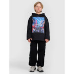 Boy's sweatshirt with hood, open, 4F gyerek 4FJRAW25TSWSM2345-20S