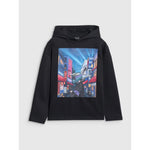 Boy's sweatshirt with hood, open, 4F gyerek 4FJRAW25TSWSM2345-20S