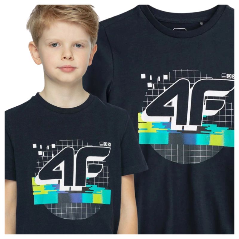 4f Boy's T-shirt gyerek Póló 4FJWSS25TTSHM3051-20S