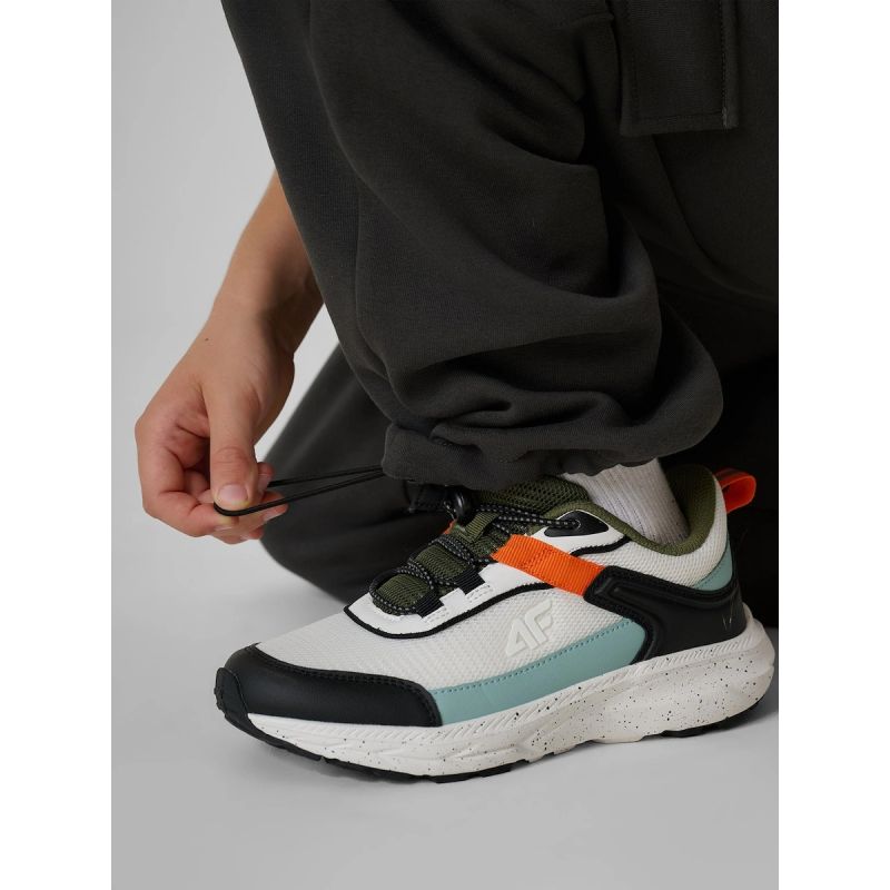 4F Boys' cargo sweatpants gyerek nadrág, 158/164 4FJKAW26TTROM2085-22S