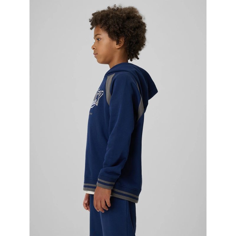 4F Boys' Loose-Fit Hooded Sweatshirt 158/164 gyerek kapucnis pulóver 4FJRAW26TSWSM3193-31S