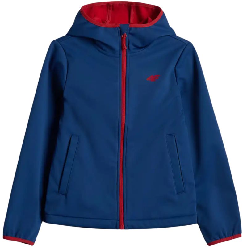 4F Boys’ M598 Softshell Jacket, Dark 30S gyerek dzseki, sötétkék