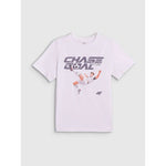 4F Boys' Regular-Fit Graphic T-Shirt gyerek póló