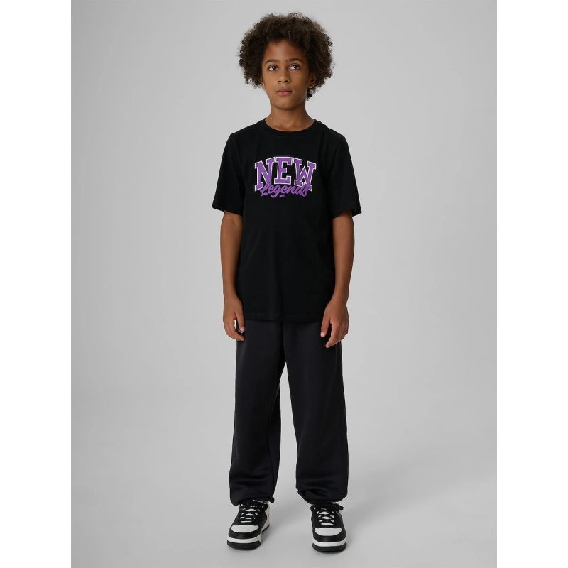 4F Boys' Regular-Fit Printed T-Shirt gyerek póló 4FJRAW26TTSHM4525-20S