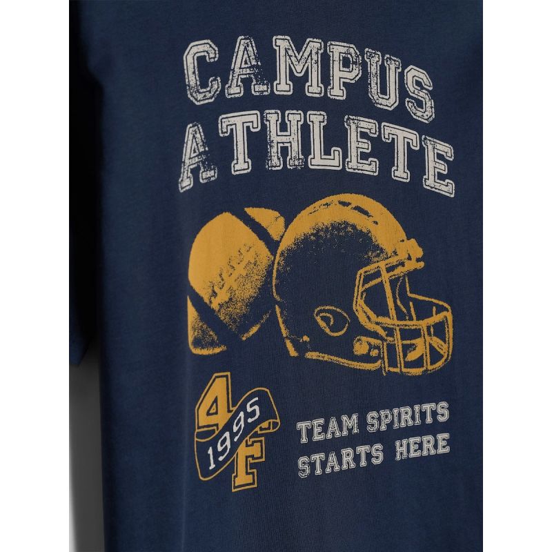 4F Boys' Regular Fit Printed T-Shirt gyerek póló