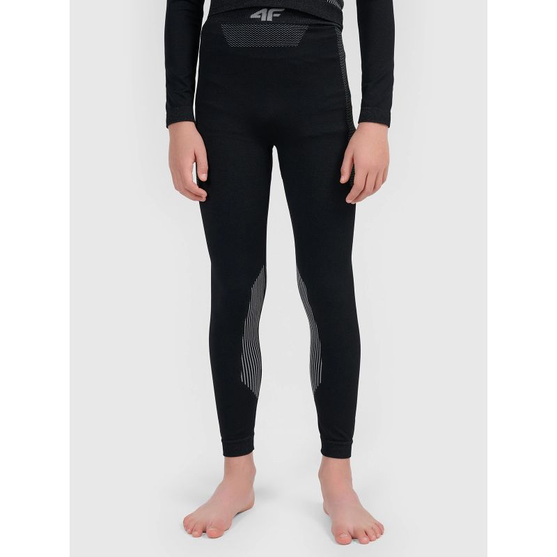 4F Boys' Seamless Thermal Base-Layer gyerek leggings, 152/158