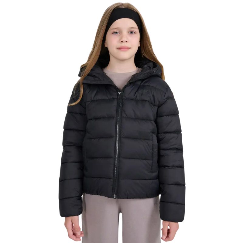 4f Children's down deep black gyerek Dzseki 4FJWAW25TDJAU070420S