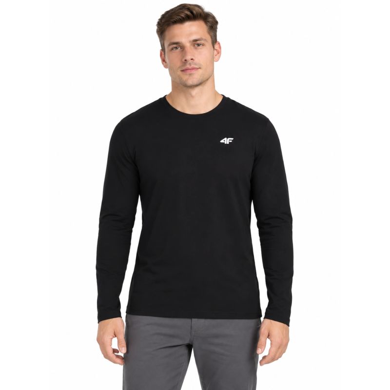 4F Cotton Long-Sleeve férfi póló