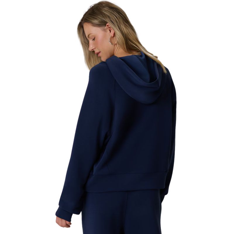 4F F2663 Hoodie 31S női kapucnis pulóver, sötétkék