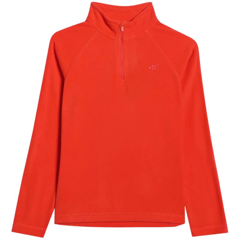 4f Fleece sweatshirt for boy M058 red gyerek 4FJWAW25UFLEM05862S