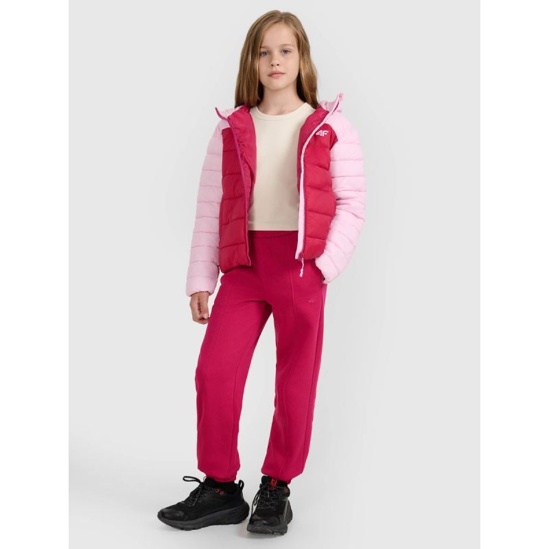 4f Girls' down with synthetic filling Női Dzseki 4FJRAW25TDJAF0771-54S