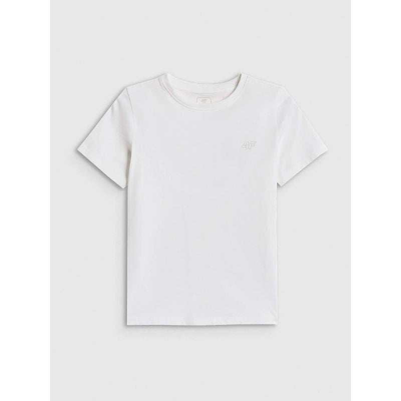 4F Girls’ Plain Regular-Fit T-Shirt gyerek póló